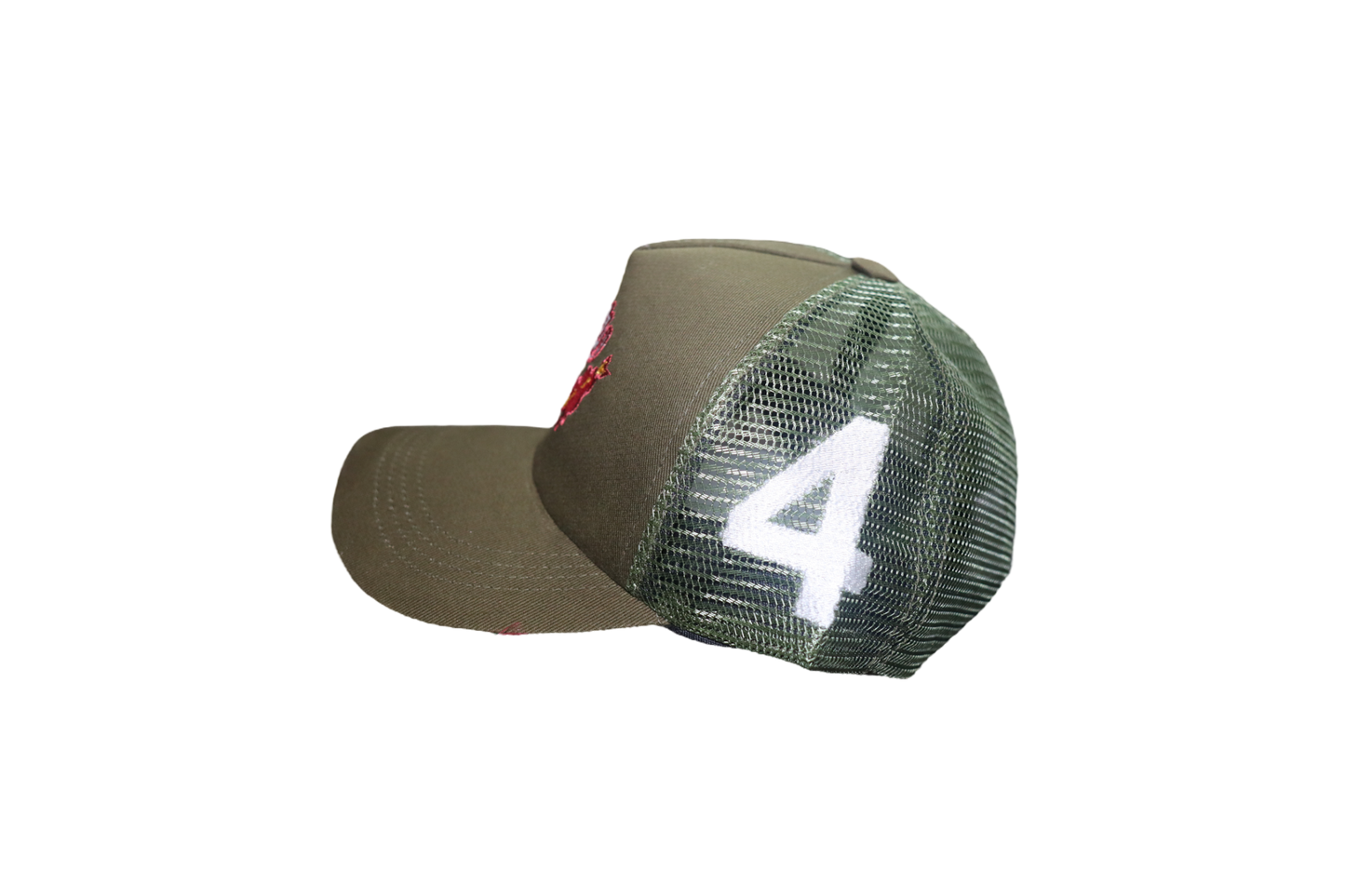 Women’s Olive Green Trucker